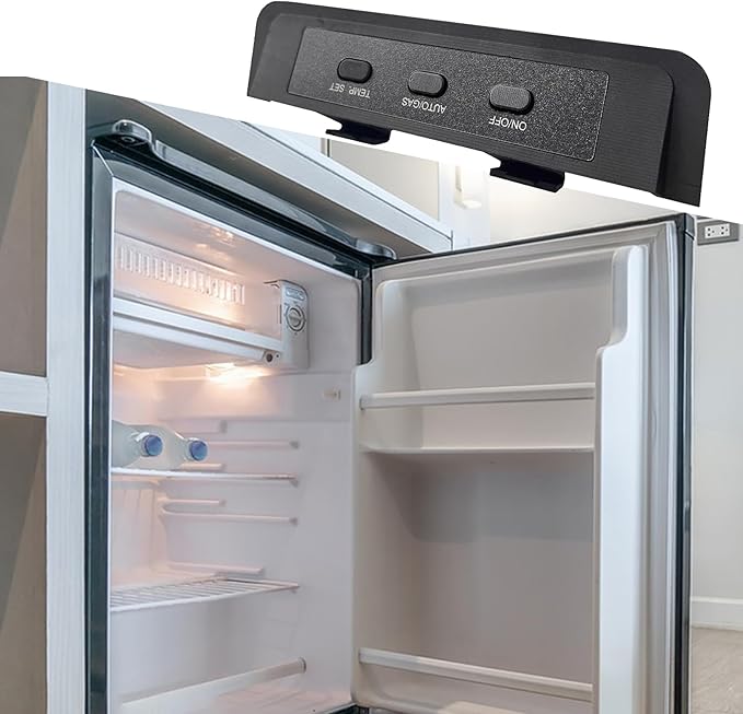 3850964036 RV Control Panel Fit for Do-Metic RM1350 RM3762 RM3962 Replaces 3850964010 Refrigerator 2-Way Button Panel
