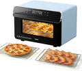 ROBAM Countertop Combi Steam Oven, 20-in-1 Multifunction Air Fryer, Convection Steam Roast & Bake, Multi-Stage Cooking, Self-Clean, Heat-Resistant, 7 Modes, 30 Built-In Recipes CT763 (Blue)