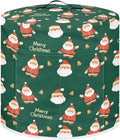 Pressure Cooker Cover for Women,Santa Claus Insulated Rice Cooker Cover with Easy to Clean Lining Stain Resistant Dust Cover with Pockets for Instant Pot 8 Quart Appliance Cover