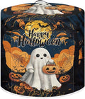 Dust Cover for Kitchen Appliance for 6 Quart Pressure Cooker Air Fryer Rice Cooker Dust Cover with Top Handle and Pocket Happy Halloween Ghost Print