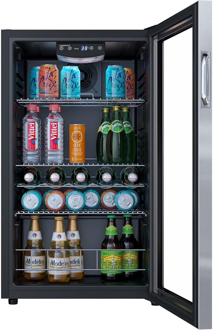 EdgeStar BWC121SS 19 Inch Wide 105 Can Capacity Extreme Cool Beverage Center