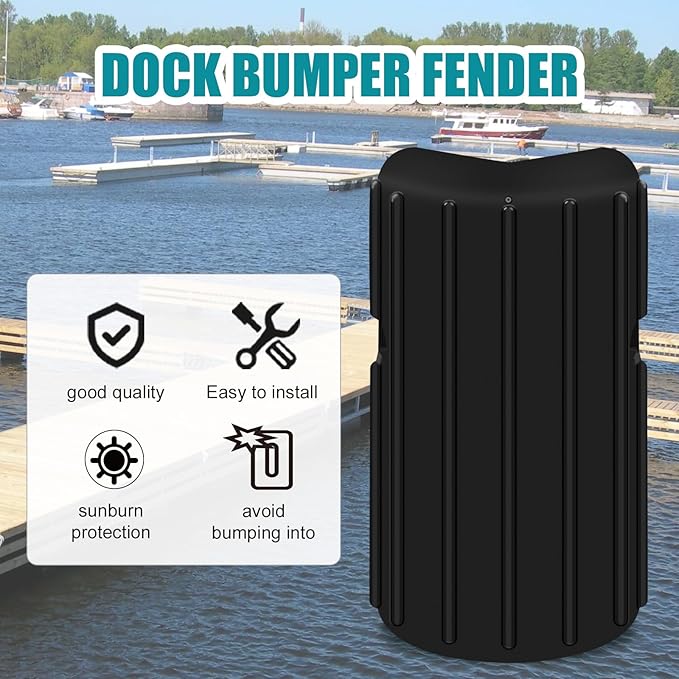 Corner Dock Bumper Fender, Inflatable Protection,Marine Corner Dock Fender Bumper, Protect Docks & Ships from Damage Caused collisions