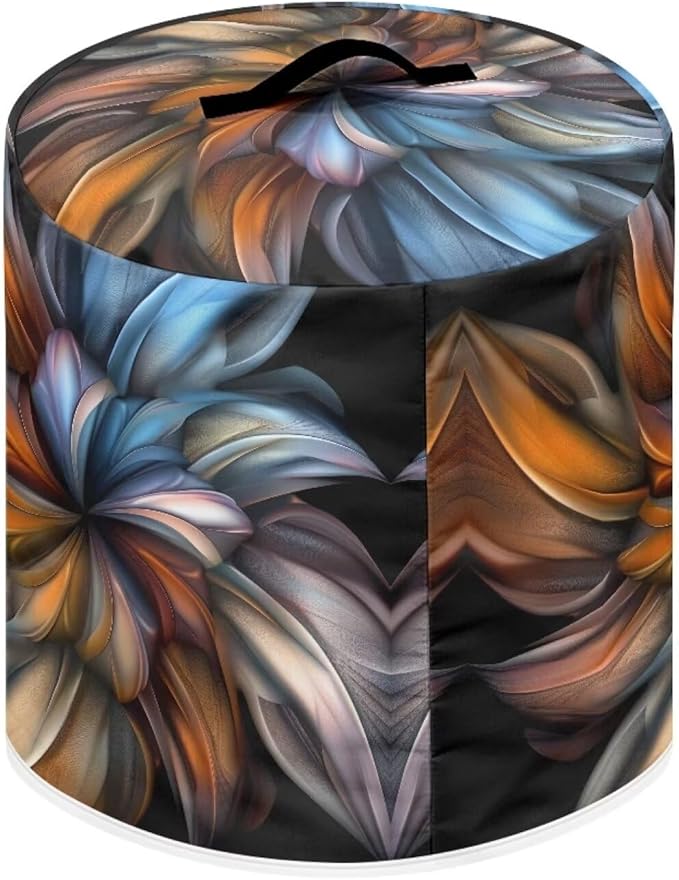 Boho Floral Pressure Cooker Cover for Women Dust-proof Cover for Rice Cooker Air Fryer Kitchen Appliance Covers with Top Handle and Pocket Home Kitchen Decor Gifts for Friends