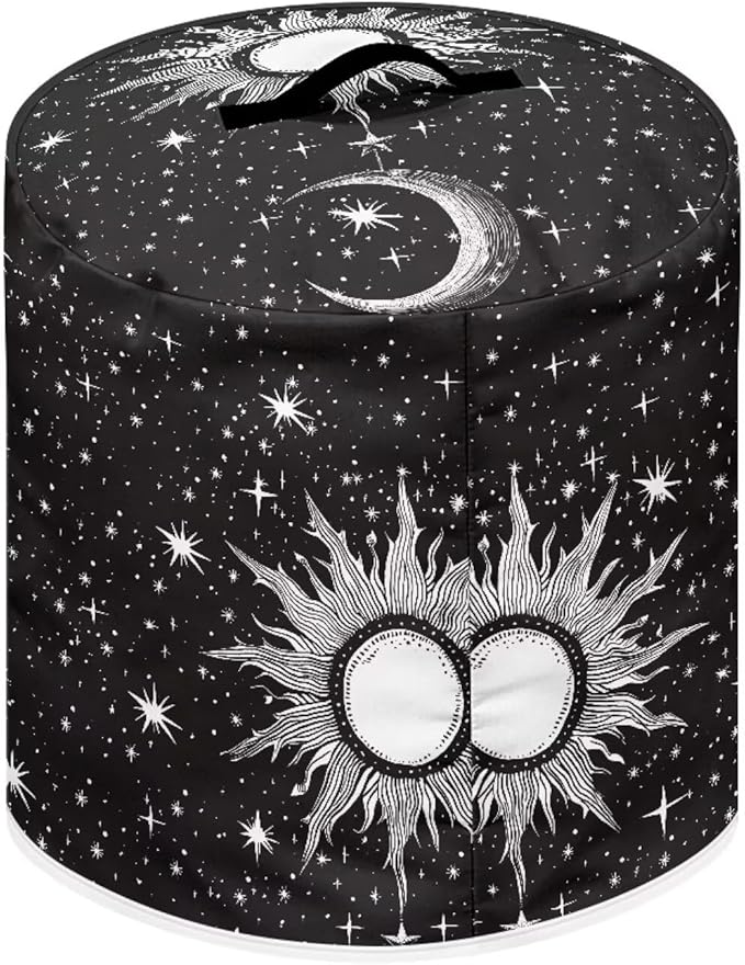 Flashideas Gothic Sun Pressure Cooker Cover for Women Dust-proof Cover for Rice Cooker Air Fryer Kitchen Appliance Covers with Top Handle and Pocket Home Kitchen Decor Gifts for Friends
