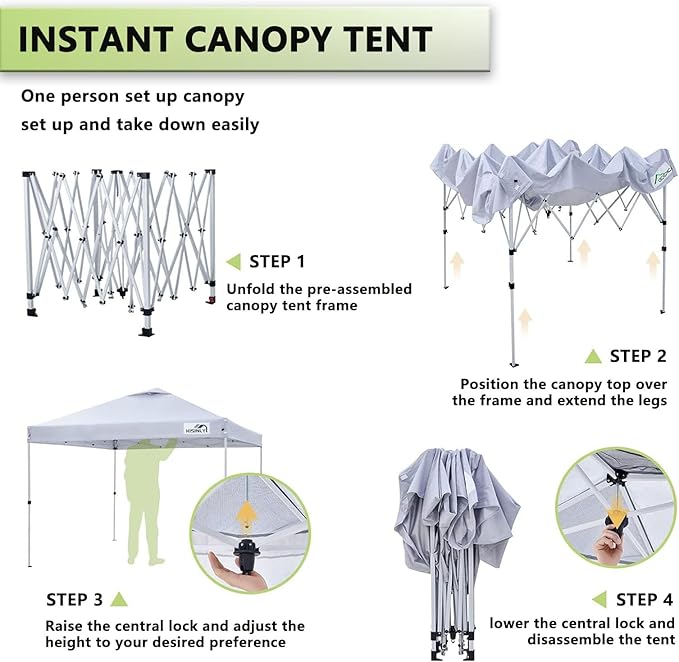 10x10 Pop Up Canopy Tent White Folding Shelter Heavy Duty Waterproof Vented Roof 3 Removable Sidewalls Quick Setup for Outdoor Patio Event Market
