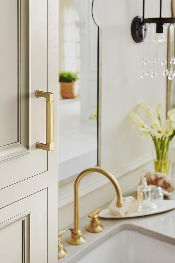 Amerock Ballard 3-3/4 inch (96mm) Center-to-Center Champagne Bronze Cabinet Pull, BP37643CZ