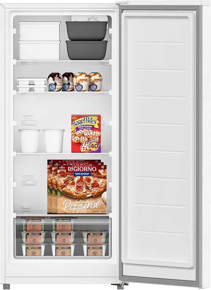 KoolMore 7 cu. ft. Convertible Garage Ready Upright Freezer/Refrigerator in White (KM-RUF-7S)