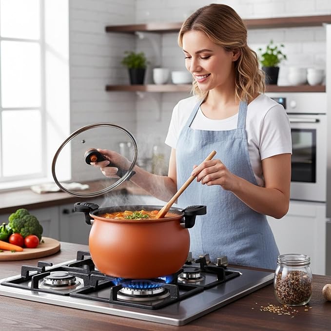 Pressure Pot - Slow Rice Cooker, Non-Stick Large-Capacity Cookware For Meal Preparation, Appliance With Transparent Cover, Kitchen Supplies, Device For Cooking, Canning, Steaming And Restaurant Use