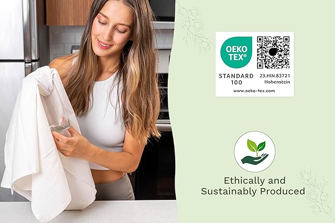 Bread Towels for Proofing Cover - 100% Organic Cotton Bread Cloth for Rising - Breathable Tea Towel for Bread Making - Unbleached Baking Towels - Bread Basket Cloth Napkin - 27"x27" (Natural - 5 Pack)