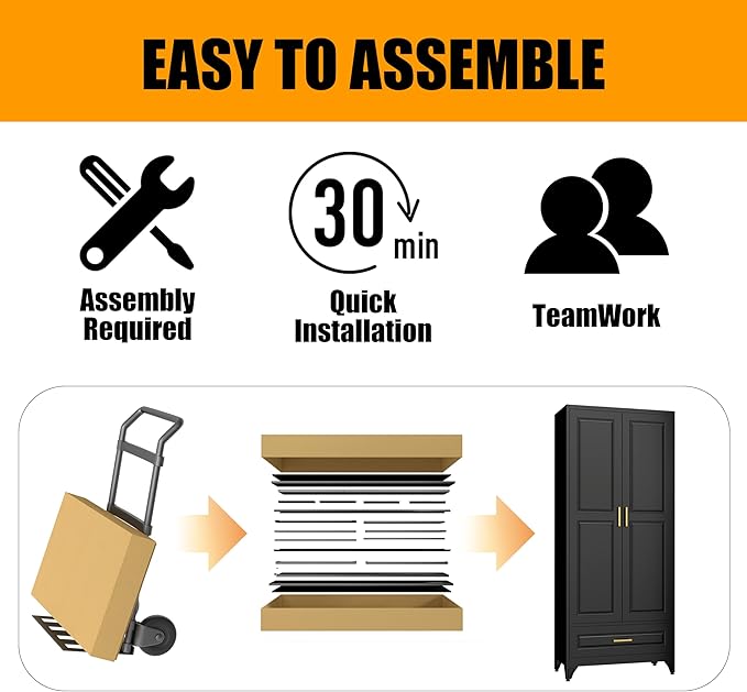 75" Tall Metal Storage Cabinet, Kitchen Pantry Storage Cabinets with Doors and 3 Shelves, Black Pantry Cabinet with Drawer, Utility Kitchen Cupboard, Large Steel Cabinets for Dining Room