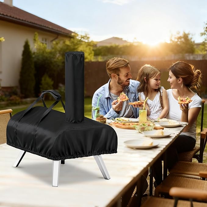 Pizza Oven Cover for BIG HORN and aidpiza 12,TwoPone Waterproof Pizza Oven Accessories Carry Cover for Outdoor