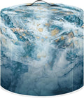 Marble Print Pressure Cooker Cover for Women Dust-proof Cover for Rice Cooker Air Fryer Kitchen Appliance Covers with Top Handle and Pocket Home Kitchen Decor Gifts for Friends