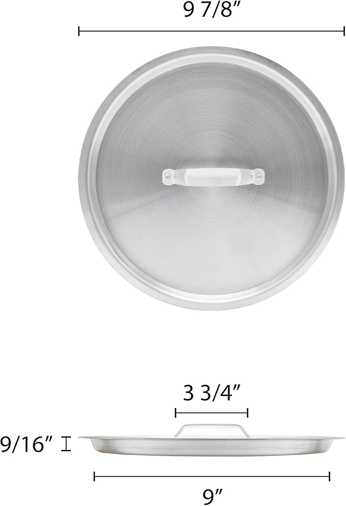 Thunder Group Pot Lid, 8 Quart, Silver
