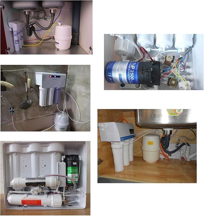 NSF Certified 1/4" O.D. Push to Connect Fittings for RO (Reverse Osmosis) Water Filter（with Shut-Off T Valve）18 pcs+30 feet 1/4" Water tubing.
