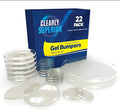 Round Bumpers Variety Pack 22 Pieces – Polymer Gel Bumpers for Furniture, Walls and Cabinets - Protects Walls from Damage - Includes Small, Medium and Large Bumpers