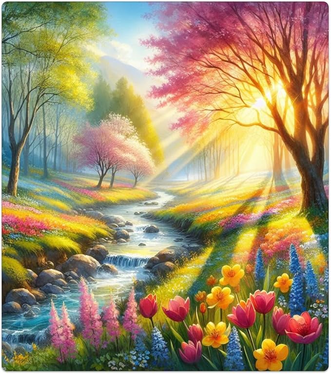 Dishwasher Magnet Cover Flower Forest Rainbow Dishwasher Decorative Cover Front Dishwasher Door Cover Reuseable Dishwasher Cover Panel Decal for Kitchen Refrigerator Home Appliances 23" X 26"