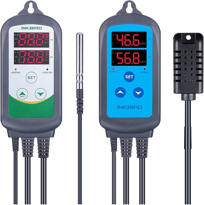Inkbird ITC-308 Temperature Controller with IHC-200 Humidity Controller
