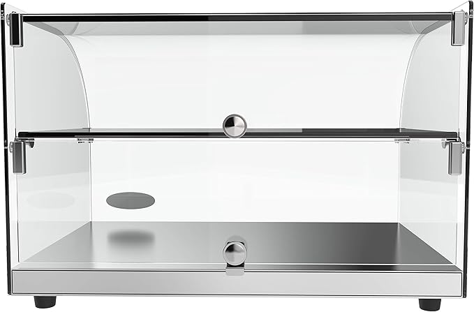 KoolMore - DC-2C 22" Commercial Countertop Bakery Display Case with Front Curved Glass and Rear Door - 1.5 cu. ft.
