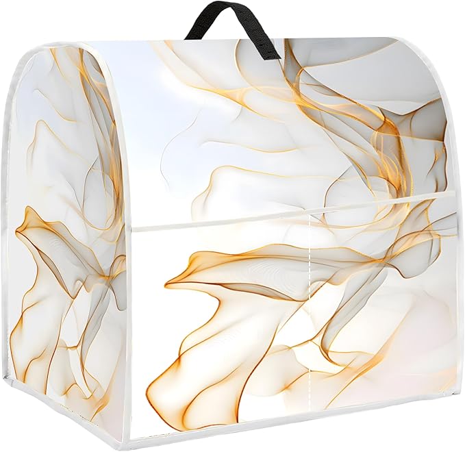 Mixer Dust Cover for 6-8 Qt Stand Mixer, Cloth Cover with 2 Storage Pockets for Stand Mixer Protective Covers Large for 6-8 Quart Mixer