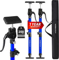 Adjustable Cabinet Jacks for Installing Cabinets (14.2-23.2 Inches 2 Pack) Heavy Duty 200 lb Metal Quick Support Rod & Third Hand Support System with Swivel Non-Slip Pads for Drywall and Ceilings.