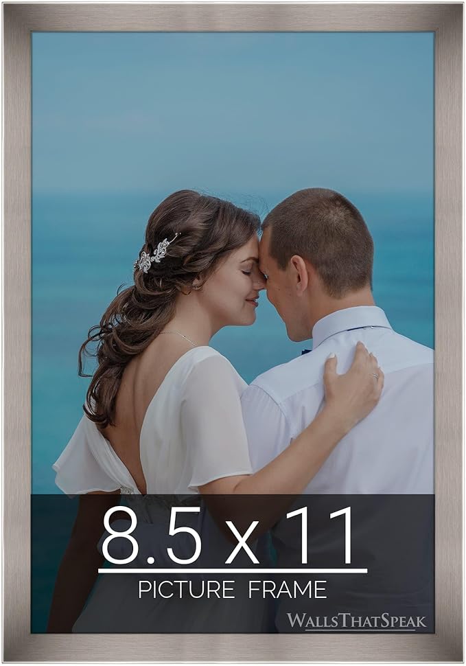 wallsthatspeak 8.5x11 Stainless Picture Frame for Puzzles Posters Photos or Artwork