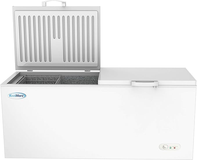 KoolMore SCF-20C Chest Freezer, 20 cu. Ft, White