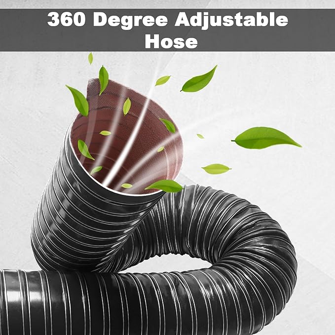 NOWBALL 4.5in Automotive Air Duct Hose, Length 1 Meter-3.3ft, 4.5" Silicone Flexible Cooling Ducting, 114mm High Heat Brake Exhaust Hose for Car, Garage, Dryer Air System Black