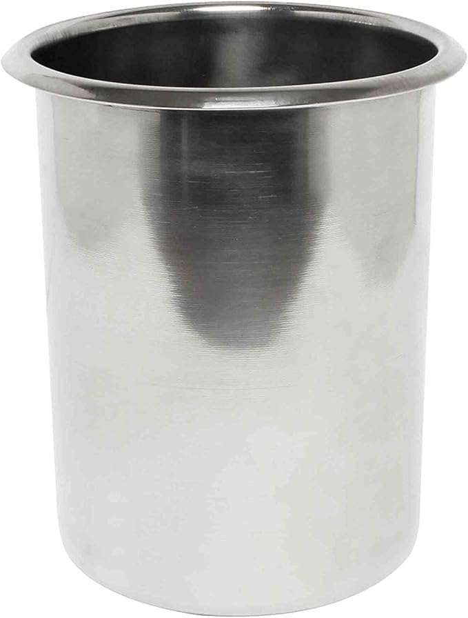 Thunder Group SLBM003 Bain Marie Pot 3-1/2 Quart Polished Exterior and Satin Interior