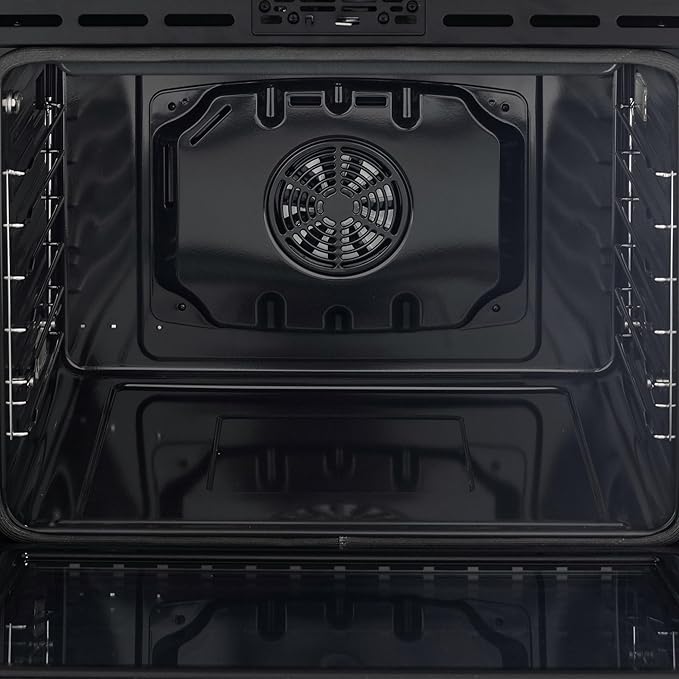 30 Inch Professional Induction Range with Convection Oven, Air Fry, 4 Burner Electric Stove, Pizza Stone - Stainless Steel