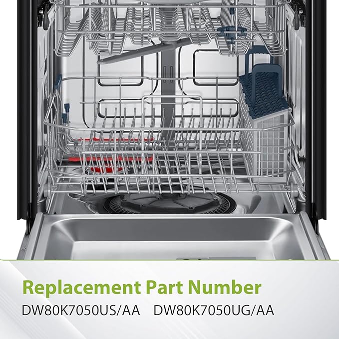 【𝟮𝟬𝟮𝟲 𝙐𝙥𝙜𝙧𝙖𝙙𝙚𝙙】 DD82-01073A Dishwasher Lower Dishrack (23 * 22 * 10in) Assembly - Fit For Samsung Dishwasher Dishrack Parts DW80R5061,DW80R5060,DW80K7050UG,DW80K5050US Series