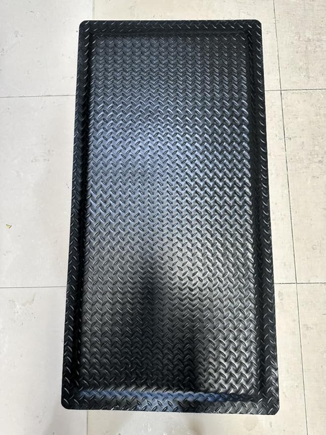 Anti Fatigue Mats Industrial 3' x 5' 15/16" Thick Ergonomic Standing Mat Commercial Kitchen Mat Heavy Duty Diamond Plate Cushioned Shop Floor Mats Helps Relieve Back and Leg Soreness