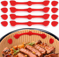Air Fryer Magnets Silicone Buckle for Parchment Paper Liners, High-Temp Resistant Air Fryer Accessories, Lock Paper from Heating Element or Covering Food, Prevent Burning & Uneven Cooking (12)
