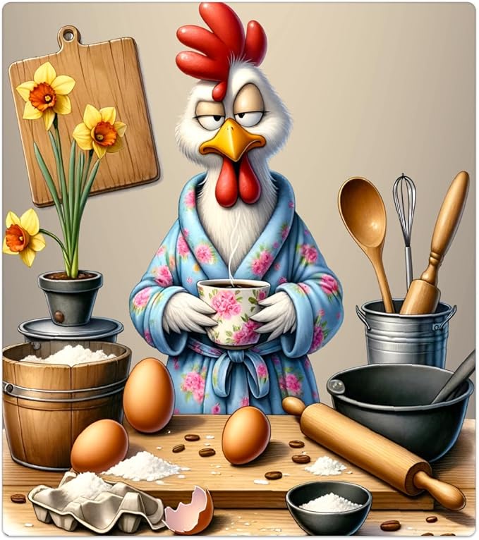 Rooster Eggs Dishwasher Magnet Cover Rooster Funny Animal Dishwasher Decorative Cover Front Dishwasher Door Cover Reuseable Dishwasher Cover for Kitchen Refrigerator Home Appliances 23" X 26"