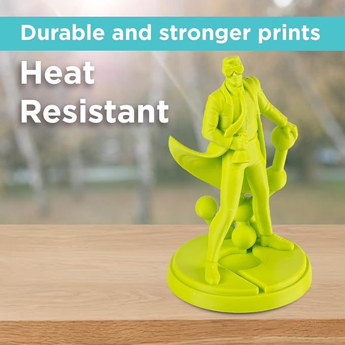 Polymaker ABS Filament 1.75mm Lime, 1kg 3D Printing Filament, PolyLite ABS 3D Printer Filament, Heat Resistant, Strong & Durable, Dimensional Accuracy +/- 0.03mm