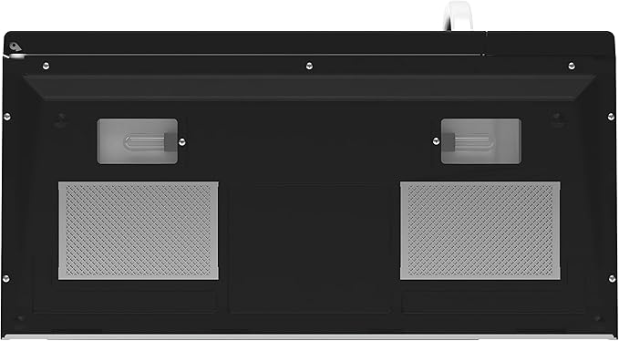 KoolMore 1.6 Cu. Ft. Over the Range Microwave Oven with Oven Lamp and 300CFM Recirculation Vent Hood Function, Auto Cook Menus, Reheat Function, 10 Power Levels, Timer, and Weight Defrost (KM-MOT-1SS)