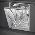 Flowers Dishwasher Magnet Cover 23x26 Inch Silver Floral Refrigerator Sticker Washer Kitchen Decor Floral Magnets Sticker Refrigerator Magnets Decor Panel Kitchen Appliances Art Decor
