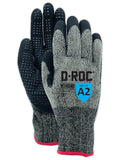 MAGID D-ROC ANSI A2 Heat-Resistant Work Gloves with Sandy Nitrile Coating, 48 Pairs, Size 6/XS, GPD249
