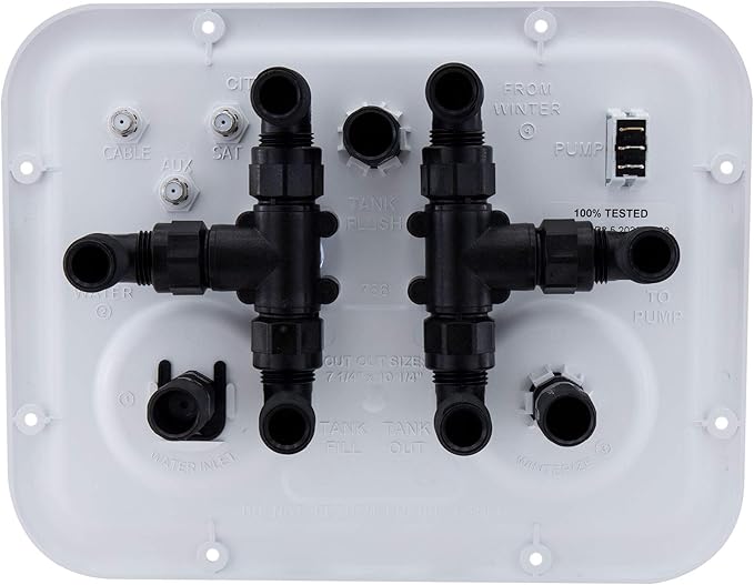 RecPro RV Water Management Panel | Nautilus P2.5 | 7-Function City-Water Fill (Yes, Include Install Kit) | Made in USA
