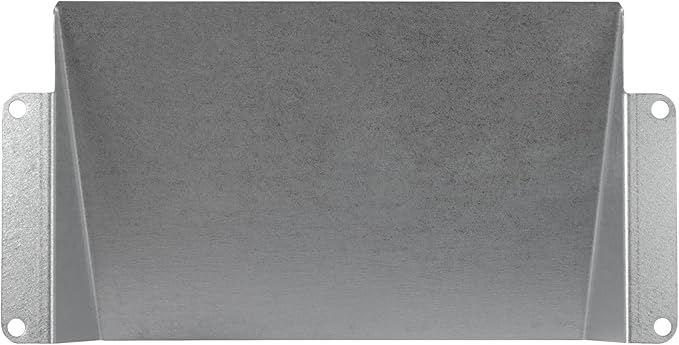 5.5" x 3" Galvanized Steel Vent Cover - Duct Exhaust/Inlet Rain Deflector - Weatherproof Guard for Open Ventilation Systems - Indoor/Outdoor Vent Hood - Air Vent Grille Protection Roof