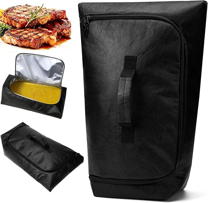 270° Opening BBQ Blanket for Resting Meat, Valentines Day Gift Meat Resting Bag, Leak-Proof Smoker Accessories, Grilling Gift for Pork/Turkey/Brisket - Anniversary Birthday Gift for Men Him Dad