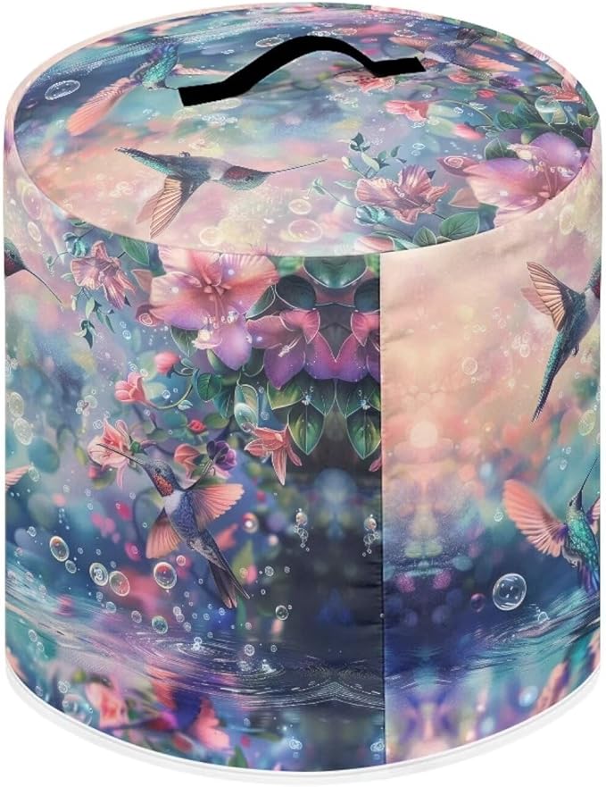 Flashideas Hummingbird Pressure Cooker Cover with Storage Pocket Compatible with 8 10 Quart Instant Pot, Durable Rice Cooker Air Fryer Accessories, Waterproof Kitchen Appliances Dust Cover