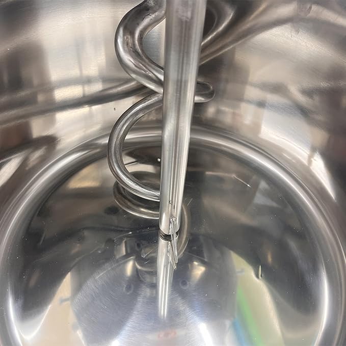 TECHTONGDA Commercial Electric Dough Mixer Mixing Machine, 20L Stainless Steel Spiral Stand Flour Mixer, Double Action Double Speed Dough Kneading Machine with Speed Time Control for Bakery Pizzeria