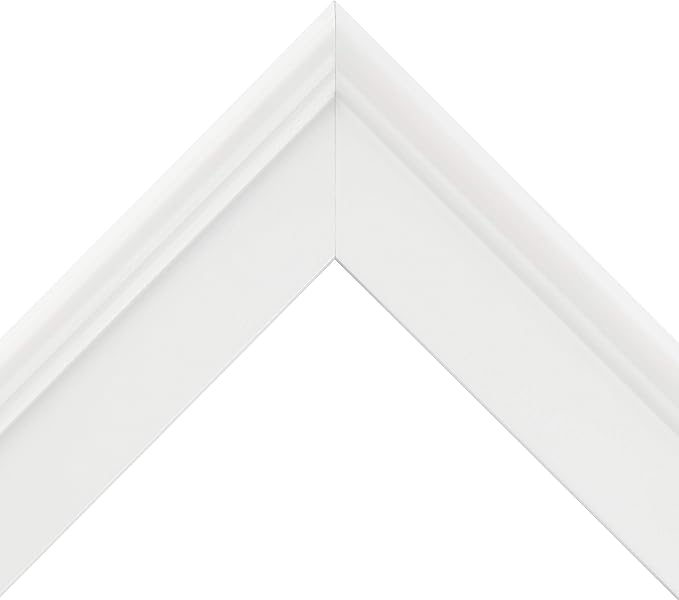 Creative Mark Plein Air Style Frame, White, 18x24-2.75" Wide Moulding with 1/2" Rabbet Depth, Open Back W/O Glazing, Museum Quality, For Art Panels, Stretched Canvas, Pictures & More
