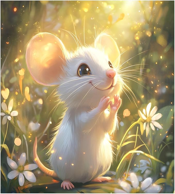 Dishwasher Magnet Cover, Cute Mouse Magnet Sticker Fridge Panel Decal for Home Kitchen Decor, 23x26in