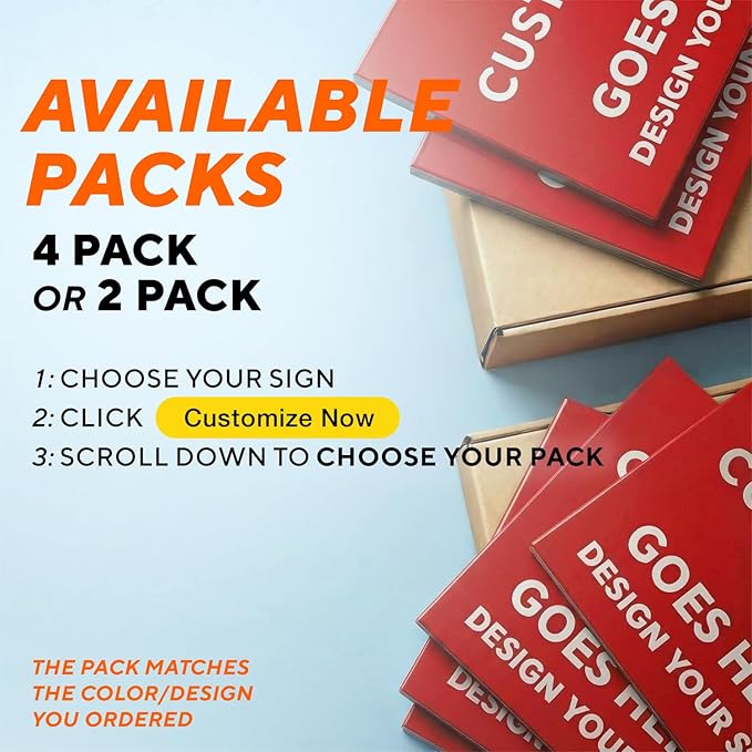 Custom Metal Signs, Personalized Aluminum, Customized Safety, Business Signs, Waterproof Outdoor, White Aluminum (Red, 30x24 In)