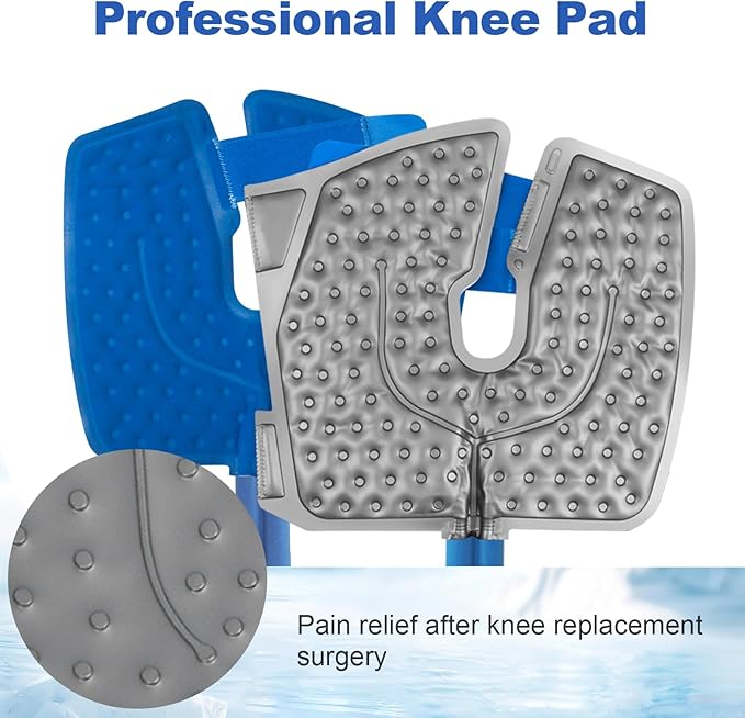 Ice Machine for Knee After Surgery, Timer Looped Knee Ice Machine with Digital Panel, 9 Quarts Cold Therapy Machine for Knee Replacement Home Cryotherapy System for Surgery Recovery