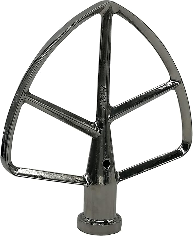 4.8 L 4.5 and 5 Quart stainless steel TILT-HEAD FLEX EDGE BEATER ，Compatible with Kitchenaid stand mixer models K45SS, KSM75, KSM95, KSM150PS, KSM152PS and KSM155GB. (4.5-5 Quart)