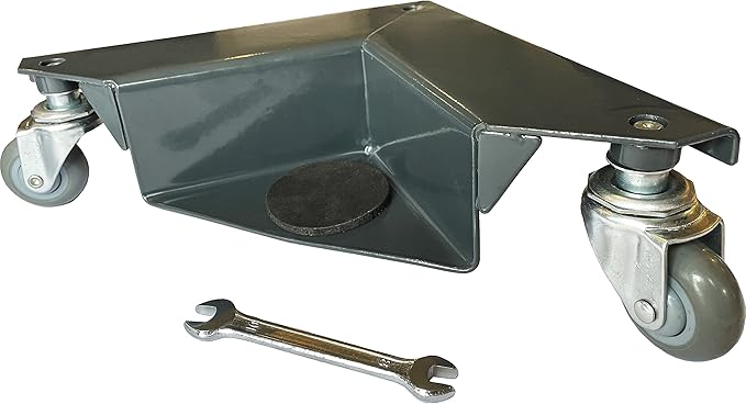 Low Profile Desk Cabinet Corner Mover Dolly Furniture Dollies 3 Wheel Dolly (Set of 4) 1320 lb. Capacity Quiet PU Roller Premium Ball Bearing Industrial Standard