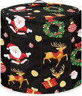 Cartoon Santa Claus Dust Cover Instant Pot and Extra Accessories Dust Proof Easy to Clean Pressure Cooker Cover Electric Appliance Cover Air Fryer Accessories with Storage Pocket Size L