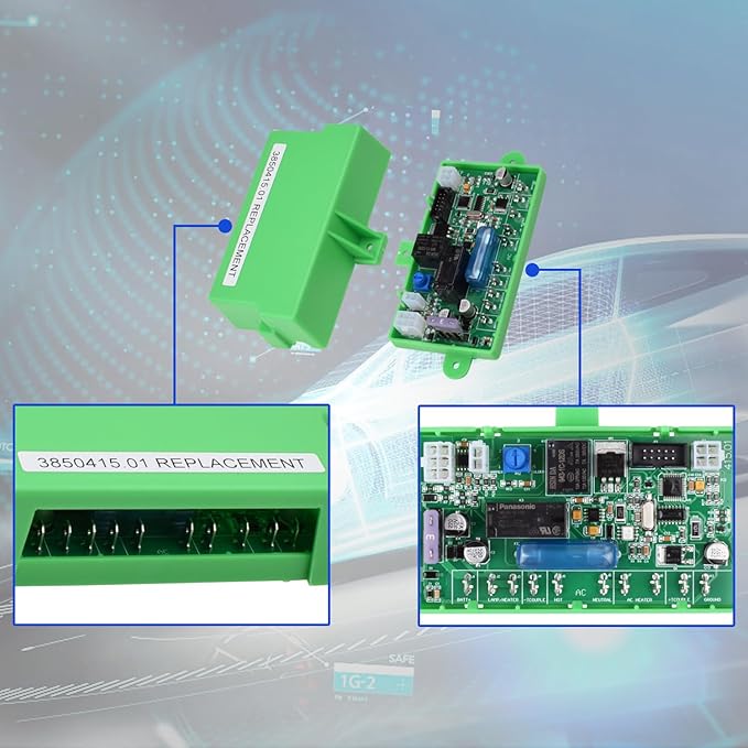 3850415.01 Refrigerator Fridge Main Power Control Circuit Board Compatible with Dometic 2 Or 3 Way RV Parts